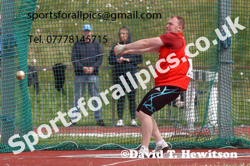 Senior mens hammer, 2022 Northern Senior and Under-20 Champs., Wavertree Athletics Centre, Liverpool. Photo: David T. Hewitson/Sports for All Pics